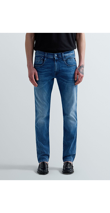 スリムフィットANBASS Hyperflex Matrix ストレッチデニム